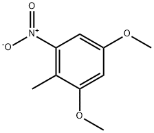 1,5-ジメトキシ-2-メチル-3-ニトロベンゼン 化学構造式