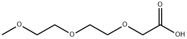 [2-(2-メトキシエトキシ)エトキシ]酢酸 化学構造式