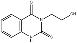 3-(2-羟基乙基)-2-硫烷基-3,4-二氢喹唑啉-4-酮 结构式