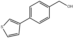 (4-THIEN-3-YLPHENYL)METHANOL Structure