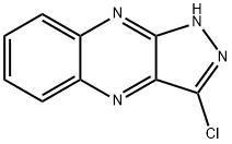 3-氯-1H-吡唑并[3,4-B]喹噁啉, 160315-07-1, 结构式