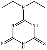 6-(ジエチルアミノ)-1,3,5-トリアジン-2,4(1H,3H)-ジチオン 化学構造式