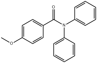 N,N-ジフェニル-4-メトキシベンズアミド 化学構造式