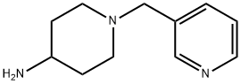 1-(ピリジン-3-イルメチル)ピペリジン-4-アミン 化学構造式