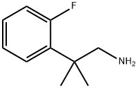 2-(2-Fluoro-phenyl)-2-methyl-propylamine Structure