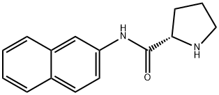 L-PROLINE BETA-NAPHTHYLAMIDE HYDROCHLORIDE 化学構造式