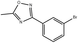 3-(3-溴苯基)-5-甲基-1,2,4-恶二唑,160377-57-1,结构式