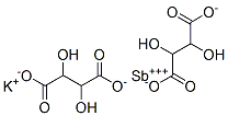 POTASSIUM ANTIMONY TARTRATE Struktur