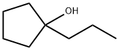 1-プロピルシクロペンタノール 化学構造式