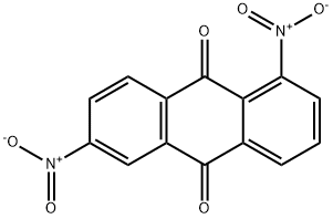 1,6-ジニトロアントラキノン 化学構造式