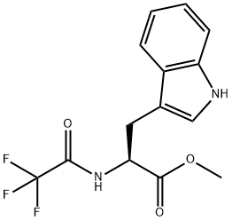 N-TFA-L-TRYPTOPHAN METHYL ESTER 化学構造式