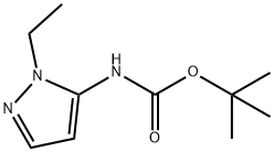 Carbamic acid, (1-ethyl-1H-pyrazol-5-yl)-, 1,1-dimethylethyl ester (9CI) Structure