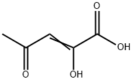 2-Pentenoic acid, 2-hydroxy-4-oxo- (9CI) 化学構造式