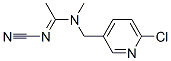 Ｎ１［（６クロロ３ピリジル）メチル］Ｎ２シアノＮ１メチルアセトアミジン 化学構造式