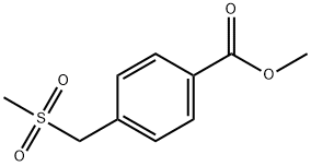 4-(甲磺酰甲基)苯甲酸甲酯, 160446-22-0, 结构式