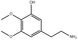 3-Demethyl Mescaline Struktur