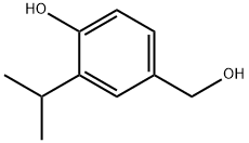 Benzenemethanol, 4-hydroxy-3-(1-methylethyl)- (9CI) Structure