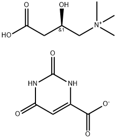 左旋肉碱乳清酸盐,160468-17-7,结构式