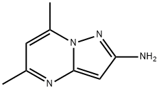 5,7-二甲基吡唑并[1,5-A]嘧啶-2-胺 结构式