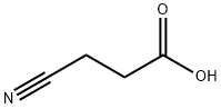 3-シアノプロパン酸 化学構造式