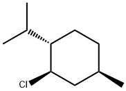 (-)-メンチル クロリド 化学構造式