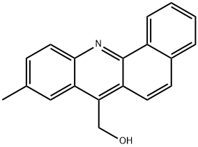 7-HYDROXYMETHYL-9-METHYLBENZ[C]ACRIDINE Structure