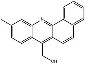 7-HYDROXYMETHYL-10-METHYLBENZ[C]ACRIDINE Structure