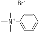 フェニルトリメチルアンモニウム ブロミド 化学構造式