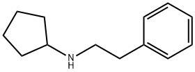 N-(2-phenylethyl)cyclopentanamine Struktur