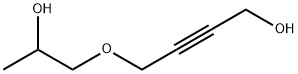 4-(2-ヒドロキシプロポキシ)-2-ブチン-1-オール 化学構造式