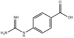 对胍基苯甲酸, 16060-65-4, 结构式
