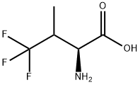 4,4,4-TRIFLUORO-DL-VALINE Structure