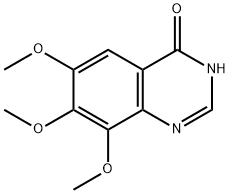6,7,8-三甲氧基喹唑啉-4(3H)-酮, 16064-19-0, 结构式