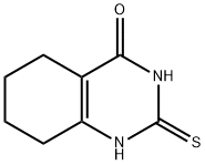2-SULFANYL-5,6,7,8-TETRAHYDRO-4-QUINAZOLINOL Struktur