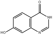 キナゾリン-4,7-ジオール 化学構造式