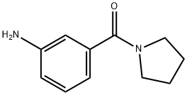 3-(pyrrolidin-1-ylcarbonyl)aniline(SALTDATA: FREE) Struktur
