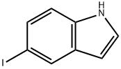 5-ヨード-1H-インドール 化学構造式