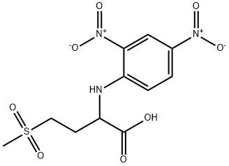 2-[(2,4-二硝基苯基)氨基]-4-(甲基磺酰基)丁酸, 16068-18-1, 结构式