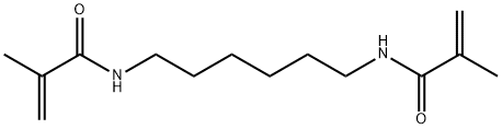N,N'-ジメタクリロイルヘキサメチレンジアミン 化学構造式