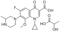 Gatifloxacin hydrochloride Struktur