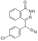 4-(P-CHLORO-1-CYANOBENZYL)-(2H)-PHTHALAZINONE 化学構造式