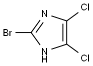 2-溴-4,5-二氯咪唑, 16076-27-0, 结构式