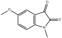 5-甲氧基-1-甲基靛红 结构式
