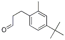 Benzenepropanal, 4-(1,1-diMethylethyl)-2-Methyl- Structure