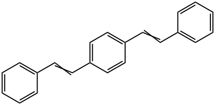 4,4'-[1,4-Phenylenebis(ethene-1,2-diyl)]bisbenzene Struktur