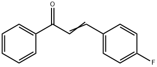 2-(4-氟亚苄基)苯乙酮,1608-51-1,结构式
