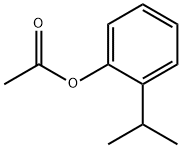 Acetic acid o-isopropylphenyl ester Structure
