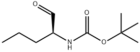 Carbamic acid, [(1S)-1-formylbutyl]-, 1,1-dimethylethyl ester (9CI) Structure