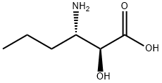 (2S,3S)-3-AMINO-2-HYDROXYHEXANOIC ACID Structure