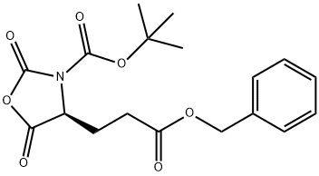 N-tert-Butoxycarbonyl-L-glutamic acid N-carboxylic anhydride Struktur